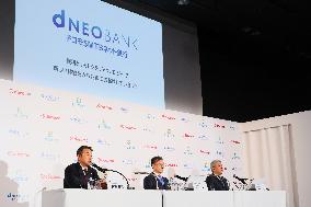 New Company: Docomo SMTB Net Bank Joint Press Conference by Three Companies
